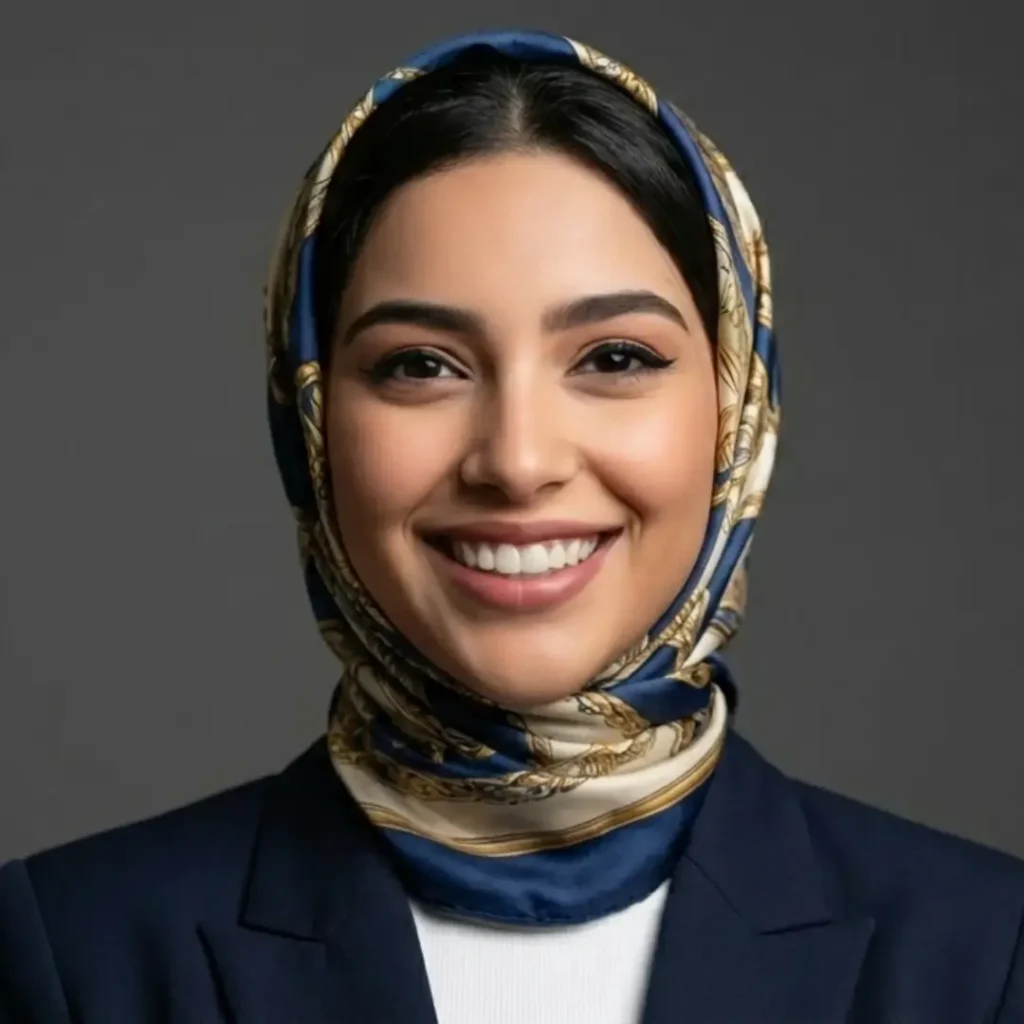 Jeune femme souriante après implant dentaire à Mohammedia